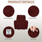 Easy-Going 100% Waterproof Recliner Chair Cover，1-Piece Recliner Slipcover - Image 3