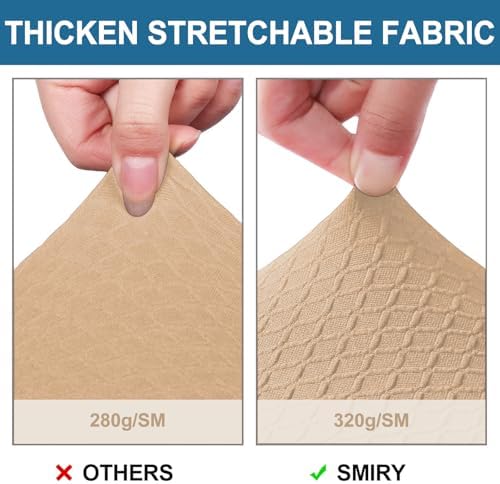 Smiry Waterproof Seat Covers for Dining Room Chairs - Image 4