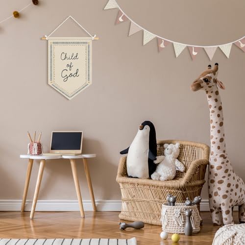 Kids Room Decor, Christian Nursery Decor, Bible Verse Banners - Image 3