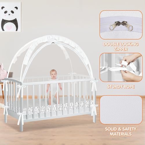 Crib Tent to Keep Baby from Climbing Out - Image 4