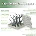 haakaa Portable Baby Bottle Drying Rack - Image 4
