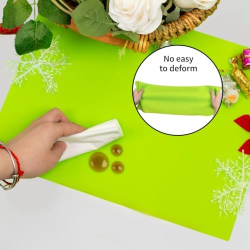 Silicone Mat for Crafts, 15.7" x 11.8" Silicone Placemats for Kids Dining Table - Image 2