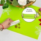 Silicone Mat for Crafts, 15.7" x 11.8" Silicone Placemats for Kids Dining Table - Image 2