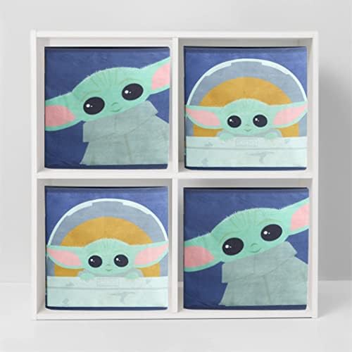 Idea Nuova Star Wars The Mandalorian, The Child Set of 2 Durable Storage Cubes - Image 5