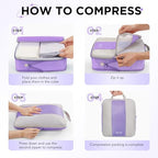 OlarHike 10 Set Compression Packing Cubes - Image 3