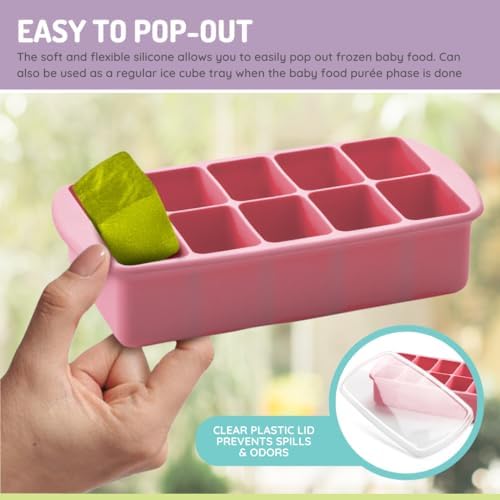 melii Silicone Baby Food Freezer Tray - Image 5