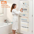 Over The Door Organizer Storage Large Capacity Hanging Bedroom Storage - Image 5