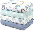 GLLQUEN BABY Muslin Swaddle Blankets 4Pk Receiving Blanket Large 35" x 40" by GLLQUENBABY