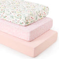 david's kids 3 Pack Fitted Crib Sheets, Ultra Soft Breathable Comfortable Baby by davidskids