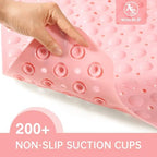 Tree Bud Bathtub Mats for Shower Tub Non-Slip Bath Mat 39 x 16 Inch Extra Long - Image 2