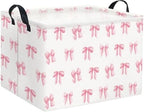 Rectangular Valentines Basket Fabric Storage Bin Storage Boxes Collapsible by HIYAGON