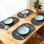 Silicone Placemat Set of 6, Heat Resistant Placemats - Image 7