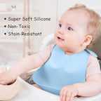 Mombella Baby Bibs, Silicone Bibs - Image 2