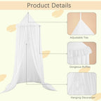 Akiky Kids Bed Canopy for Crib & Twin Size - Image 4