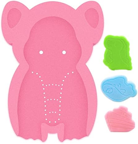 Soft Infant Bath Sponge Elephant Baby Bath Mat Newborn Comfy Foam Skid-Proof by FIABC