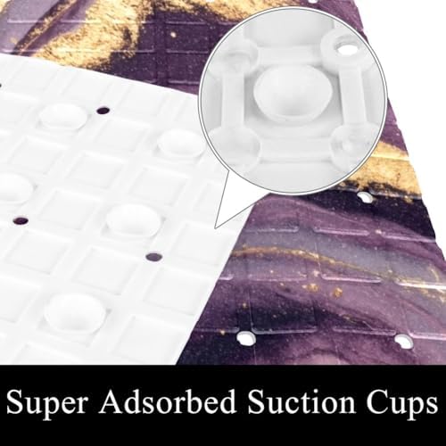 Bathtub Mat Non Slip 26.8x15.1 Inch, Machine Washable Shower Mats - Image 3