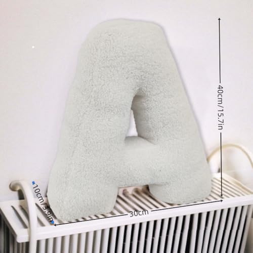 Letter Plush Pillow, Letter Hugging Throw Pillows, Decorative Initial Letter - Image 6