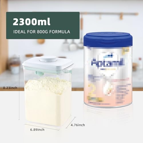 Formula Container for Home, 2300ml Airtight Milk Powder Canister - Image 6