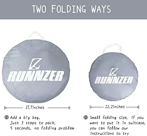 L RUNNZER Pack N Play Tent, Baby Pop Up Crib Tent to Keep Baby in, Crib Net - Image 5