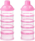 Accmor Formula Dispenser On The Go, 5 Compartments Stackable Formula Container by Accmor