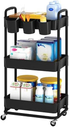 Baby Diaper Caddy, Locking Rolling Cart by Unknown