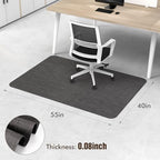 Blvornl Office Chair Mat for Hardwood Floor, Computer Chair Mat, Large - Image 3