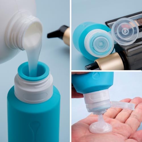Gemice Travel Bottles for Toiletries, Tsa Approved Travel 6oz Size Containers - Image 2