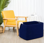 MINTWOOD Design 112L Extra Large Blanket Basket Holder Living Room, Dog Toy - Image 4