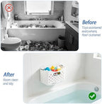 2 Pcs Bath Toy Storage Organizer, Foldable Large Capacity Bath Plaything - Image 5