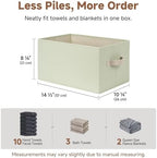 StorageWorks Closet Storage Bins, Light Green - Image 3