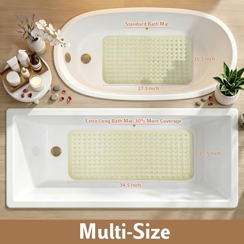 Yimobra Non Slip Bath Mat, Super Strong Suction Cups, Machine Washable Fast - Image 6