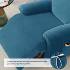 Stretch Recliner Covers, 4-Piece Ultra Soft Velvet Recliner Chair Slipcover - Image 5
