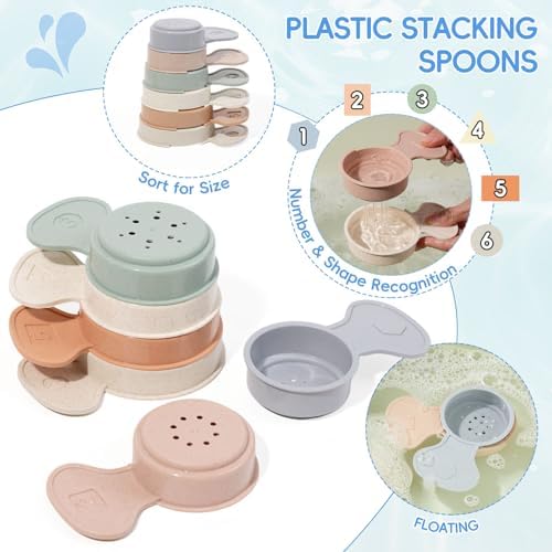 Baby Bath Toys 16 Pack Easy-Clean & Squeezable Silicone Bath Toys - Image 4