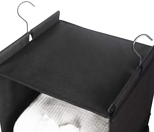 MAX Houser 4-Shelf Hanging Closet Organizer, Space Saver, Cloth Hanging Shelves - Image 5