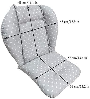 twoworld Baby High Chair Seat Cushion Liner Mat Pad Cover Resistant and High - Image 3