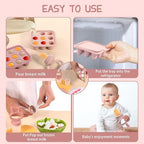 Baby Food Freezer Tray Silicone Nibble Freezer Tray, Baby Fruit Food Feeder - Image 3