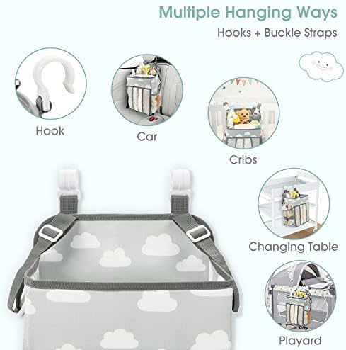 Maliton Hanging Diaper Caddy Organizer - Image 4