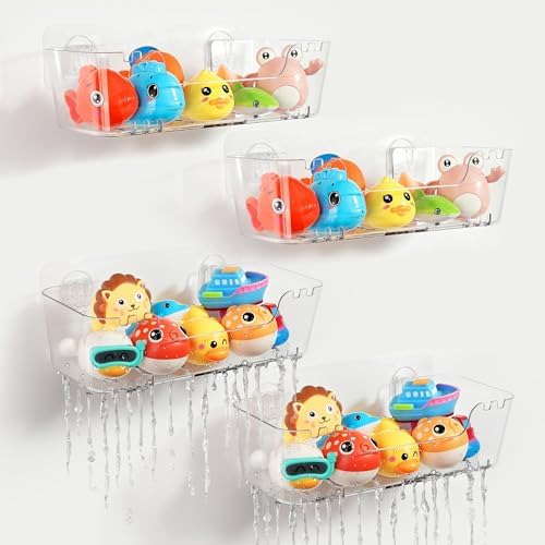 Bath Toy Storage Organizer 4 Pack by Ginnerella