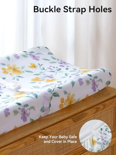 TILLYOU Changing Pad Cover Set in Soft Jersey Material - Image 4