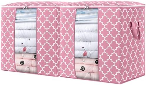 Storage Bags 2 Pack 100L Clothes Organization and Storage Containers by WiseLife