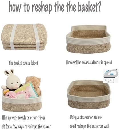 XUANGUO Small Woven Storage Baskets - Image 7