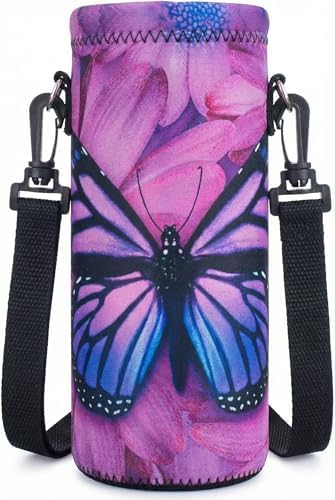 AUPET Water Bottle Sling Bag Carrier Crossbody Sleeve, Insulated Neoprene by AUPET