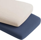 Konssy Muslin Bassinet Sheets for Baby Boys and Girls, 2 Pack by Konssy