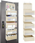 Over the Door Organizer 6 Shelves & 8 Pockets, Zippered Divider by Unknown