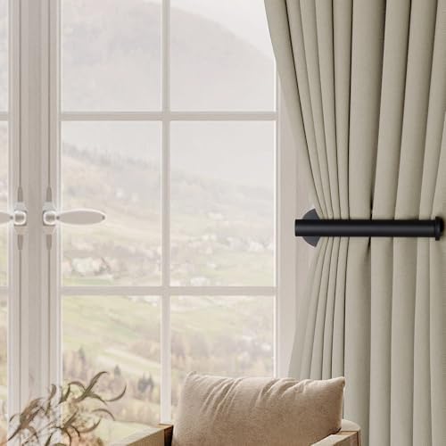 Yagoo 2 Pcs Adhesive Curtain Holdbacks, Screw-in Curtain Tiebacks - Image 7