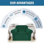 H.VERSAILTEX Stretch Velvet Loveseat Covers - Image 6