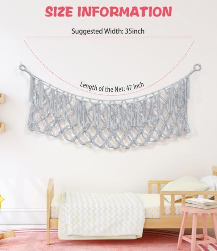 Stuffed Animal Net Hammock, Save Space Eliminate Clutter - Image 4