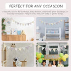 Purple Nursery Baby Girl Toddler Room Decor Floral Fabric Garland - Image 7