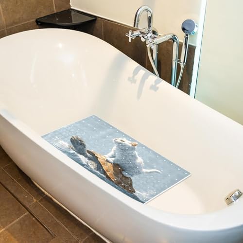 Baby Bath Mat Non Slip 26.8"x15.1" Bathtub Mat - Image 5