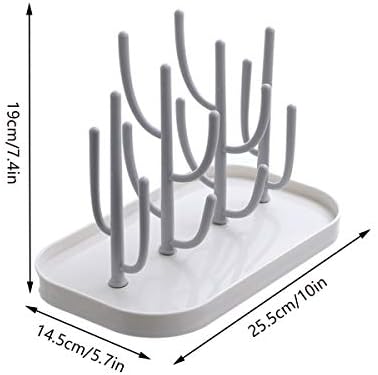 Baby Bottle Drying Rack with Base, Creative Tree Branch Baby Bottle Dryer Holder - Image 2